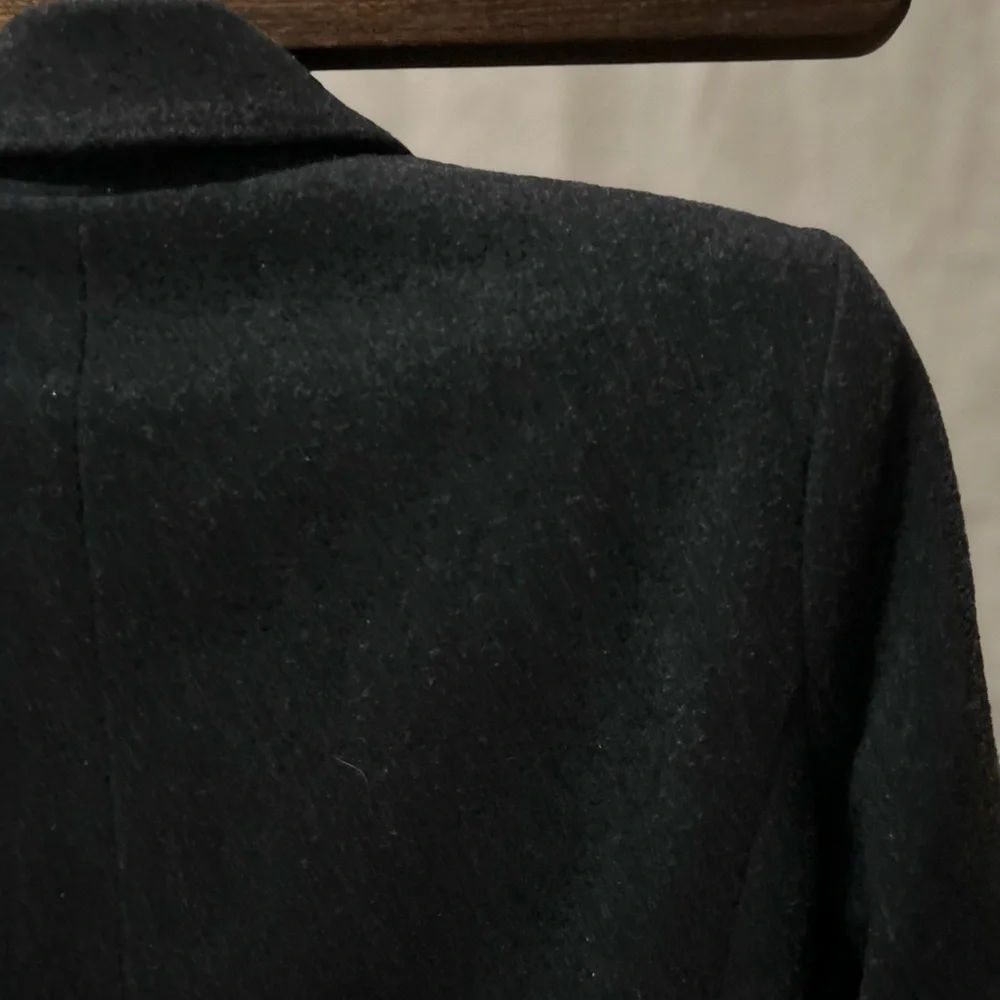 MICHAEL KORS. Grey Tan Wool Color Block Long Jacket Peacoat Coat NWT - Picture 12 of 14